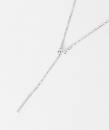 ボールチェーンスライドネックレス