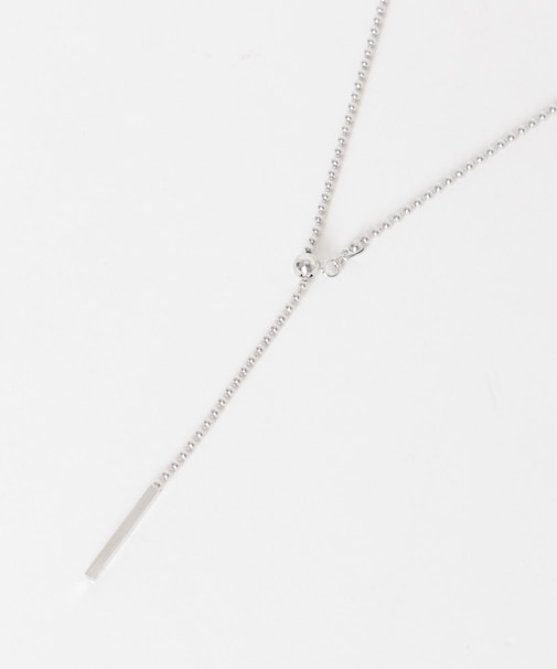 ボールチェーンスライドネックレス