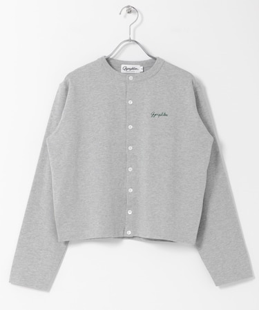 GYMPHLEX　SHORT CREW NECK CARDIGAN