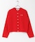 GYMPHLEX　SHORT CREW NECK CARDIGAN