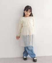 『150サイズあり』チュールチュニック２WAYベスト(KIDS)