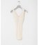 HAKUJI　TWIST COTTON V-NECK TANK