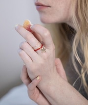 チャームビーズ3セットリング