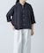 キュプラオープンカラーシャツ