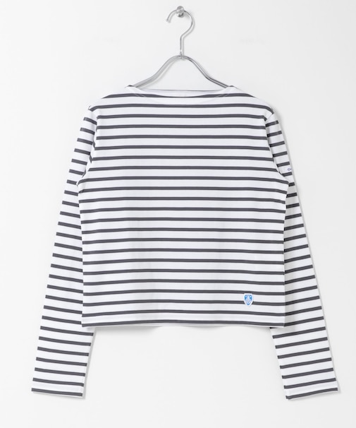 ORCIVAL BOAT NECK LONG-SLEEVE PULLOVER