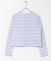ORCIVAL BOAT NECK LONG-SLEEVE PULLOVER
