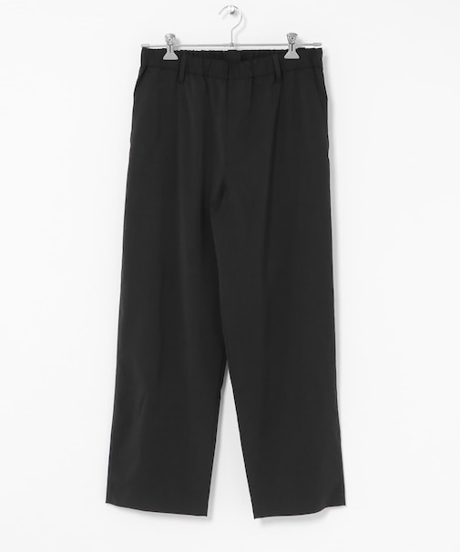 リネンタッチポリエステルイージーパンツ