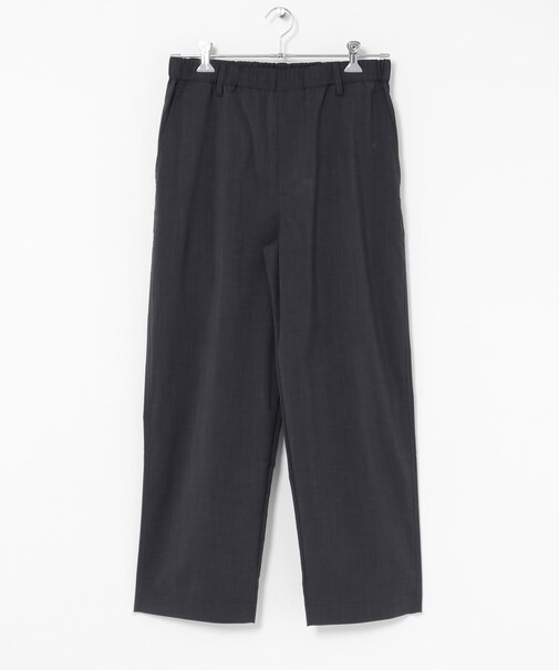 リネンタッチポリエステルイージーパンツ