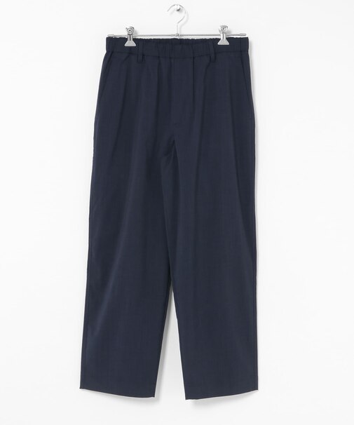 リネンタッチポリエステルイージーパンツ