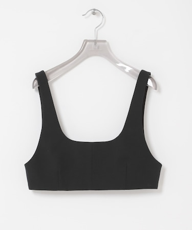 new basic　HIGH TWIST WOOL BUSTIER