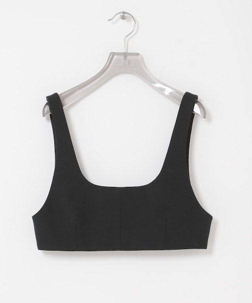 new basic　HIGH TWIST WOOL BUSTIER