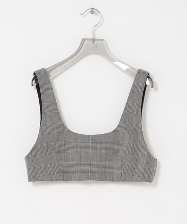 new basic　HIGH TWIST WOOL BUSTIER