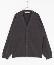 強撚コットンニットカーディガン