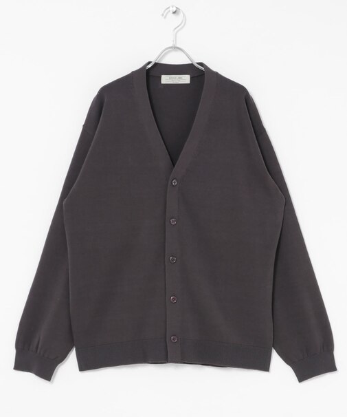 強撚コットンニットカーディガン