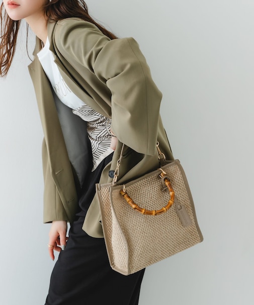 バンブー雑材バッグ