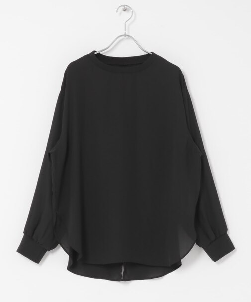 リブドッキングセミシアープルオーバー