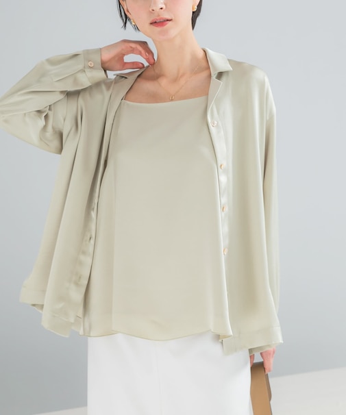 ヴィンテージシルキーサテンキャミソール