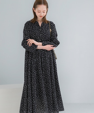 『WEB限定』ランダムドットボリュームワンピース