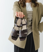 デザインカットバックゴムサンダル