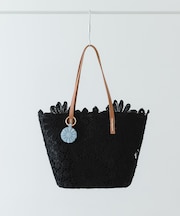 フラワーチャームトートバッグ