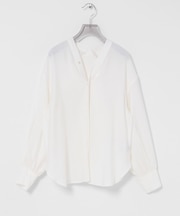 ブロードカラーレスブラウス