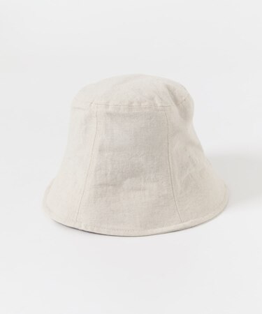 コットンリネンパネルハット
