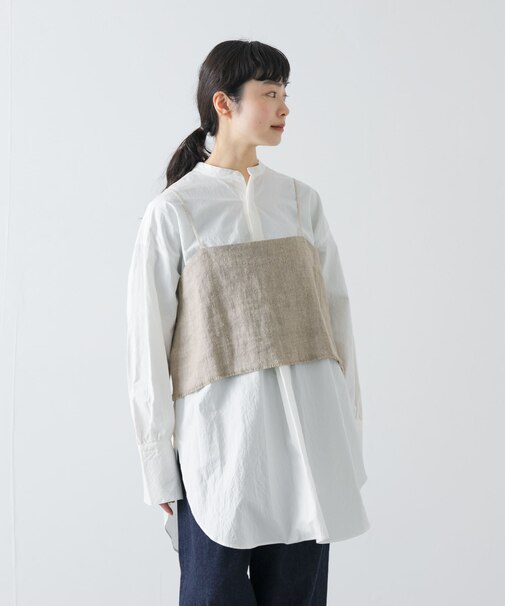 セミウェットリネンキャミソール