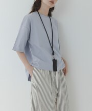 コットンハーフスリーブプルオーバー