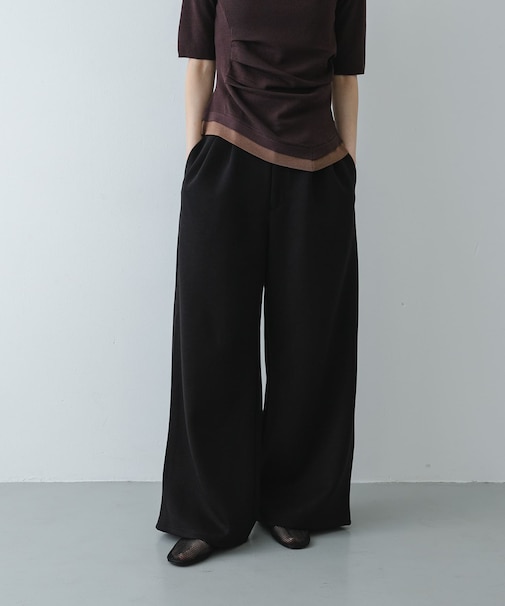 ポンチスラックスパンツ