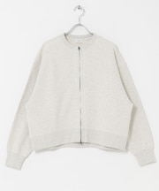 『WEB／一部店舗限定カラー』コットンスウェットジップカーディガン