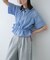 クロップドペプラムシャーリングシャツ