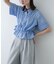 クロップドペプラムシャーリングシャツ