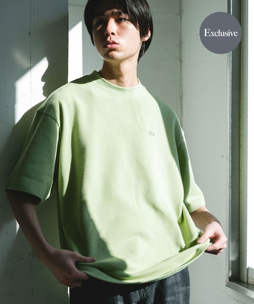 『別注』LACOSTE×DOORS　THICK PIQUE ROUND SHORT-SLEEVE