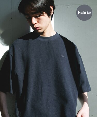 『別注』LACOSTE×DOORS THICK PIQUE ROUND SHORT-SLEEVE