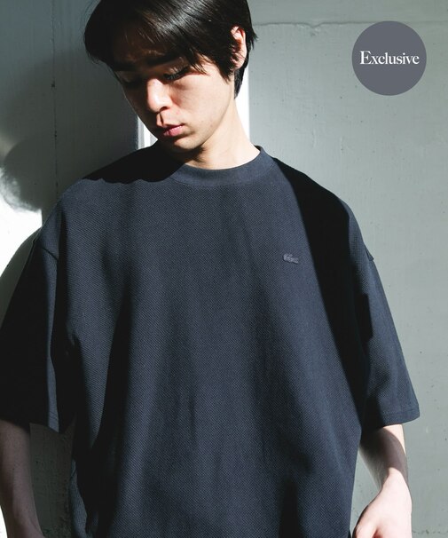 『別注』LACOSTE×DOORS THICK PIQUE ROUND SHORT-SLEEVE
