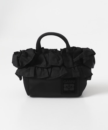 GANNI　MINI SHOPPER RUFFLE