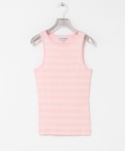 GANNI　SOFT COTTON RIB TANK TOP