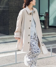 『撥水』スタンドミドルコート