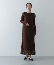 レースフレアーワンピース