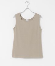 針抜きテレコスクエアタンクトップ