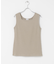 針抜きテレコスクエアタンクトップ