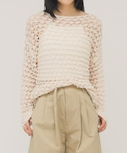 クロシェルーズニット