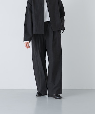 『セットアップ対応』 タックイージパンツ