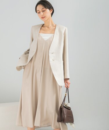 2WAYキュプラ混キャミワンピース