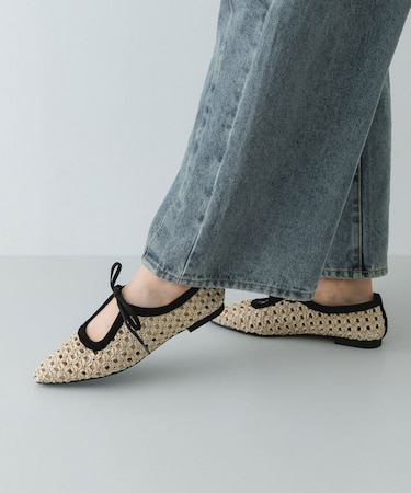 『MADE IN JAPAN』1センチパナマリボンパンプス