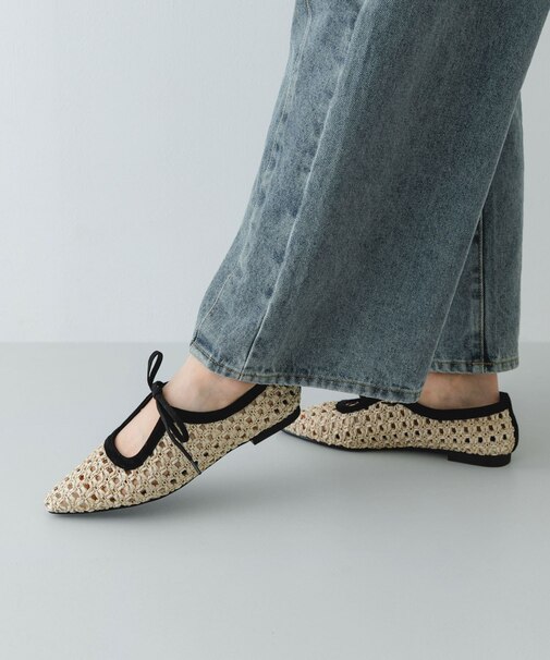 『MADE IN JAPAN』1センチパナマリボンパンプス