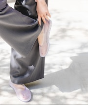 クリアカラーフラットシューズ