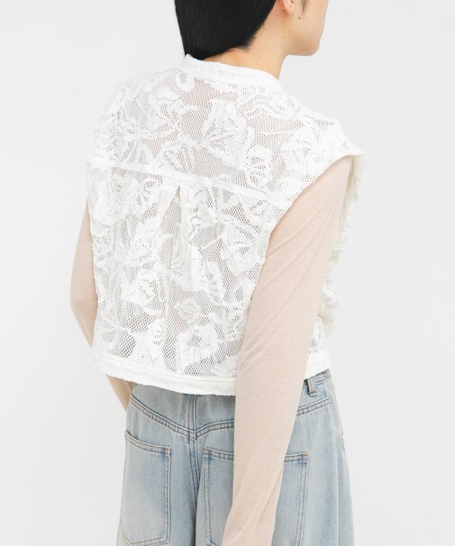 バテンレースコンパクトシャツ