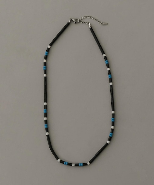 ステンレスカラービースネックレス