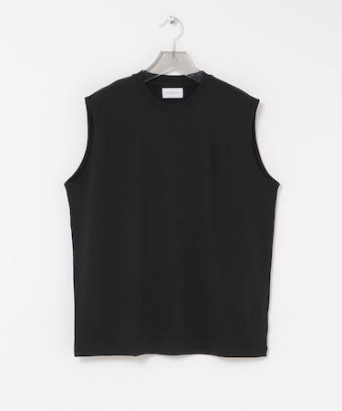 new basic　WASHABLE MERINO WOOL NO-SLEEVE